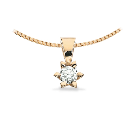 Victoria Diamantanhänger aus 14kt Gold - ab 0,05 ct. TW/SI
